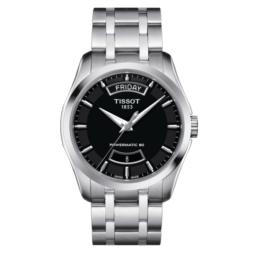 Tissot Couturier Powermatic 80 39 Stainless Steel / Black / Bracelet